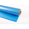 Película en relieve de PVC transparente azul