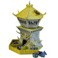3D Printed Dice Tower for Dungeons and Dragons Games, Dice Spiral Staircase Castle Dice Tower for RPG Miniature Wargaming