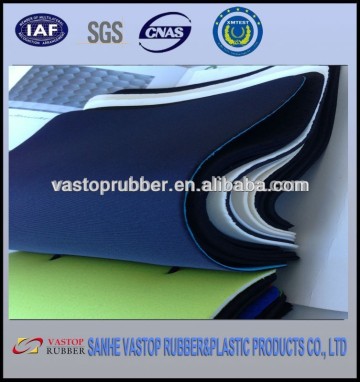 Nylon polyeste fabric elastane neoprene sheets 3mm