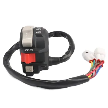 RUNTONG Left Handle Switch for Yamaha ATV Models Grizzly 125, Wolverine, Warrior 350, and YFM250X