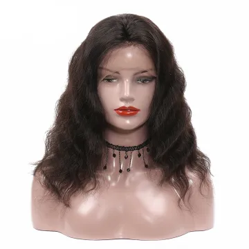 Cheap Wholesale Remy Brazilian Human Hair Swiss Lace Front Wig Body Wave Human Hair Transparent Lace Frontal Wig Pre Plucked