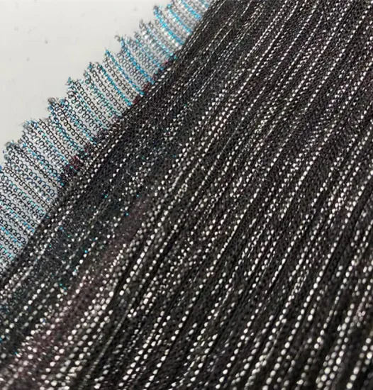 Modern Stripe Crush Pleated Fabric