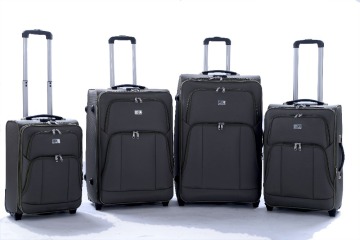 China EVA 600D polyester cheap trolley luggage bag