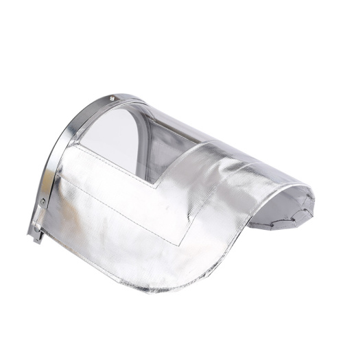 High temperature resistant aluminum foil face shield