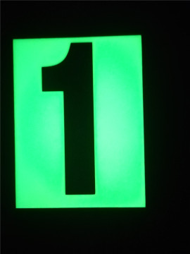 Realglow Photoluminescent  Flat Number 1