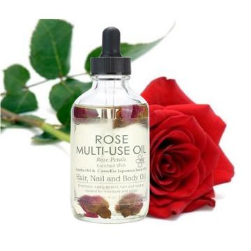 Private marca de marca privada 100% PETAL natural rosa de óleo múltiplo de óleo seco por transportador de flores