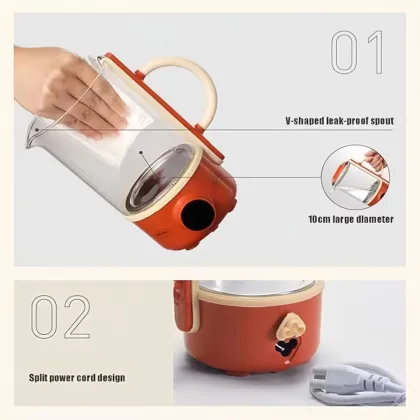 quiet mini electric kettle