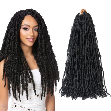 Butterfly Locs Crochet Hair Synthetic 14 24 inches Faux Locs Crochet Braids Hair Extension Pre looped Pre-twisted Braids Hair
