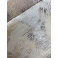 Tissu velours hollandais à motif de plumes abstraites