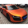 Selbstklebstoff mattes Chrom Orange Auto Vinyl