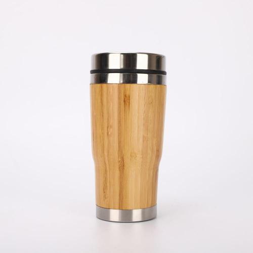 450ml Bambus Edelstahl Kaffeetasse