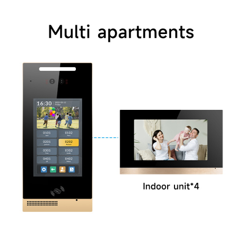 Video Door Phone with Tuya Audio Video Intercom System For Building Supplier