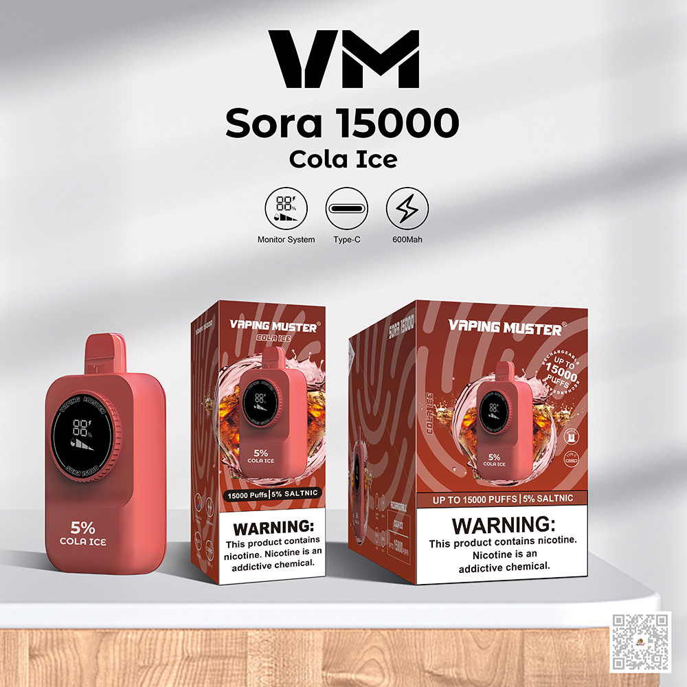 Sora Screen Display E-Cigarette15000