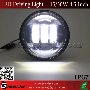 Motorcycle part 4.5 inch motorcycle led fog light 30w round Led driving fog lamp for harley motorcycle