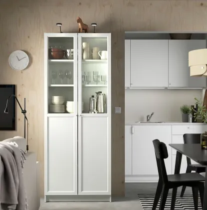 billy bookcase with doors