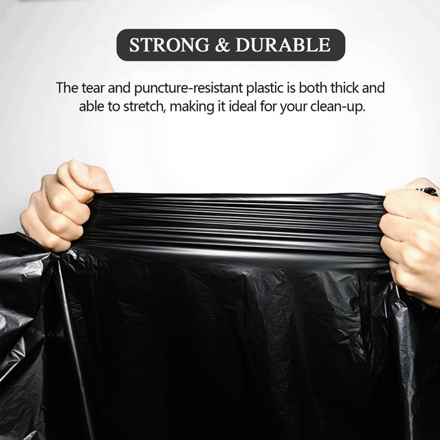 Extra Large Heavy Duty Plastic Garbage Poly Bag