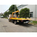 Dongfeng 4t Wrecker Motoci tare da Crane