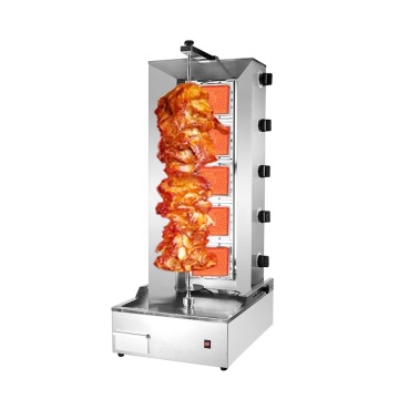 China High-Quality 5 Burner Gas Kebab Grill Machine for Restaurants