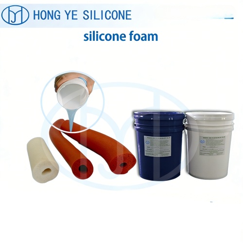 Liquid Flame Retardant Foamed Silicone for Shock Buffering