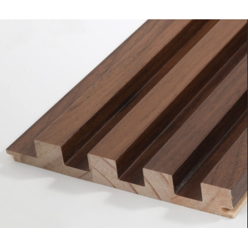 Popular waterproof wood grain fluted panel