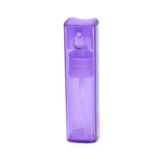 10ml square custom refillable perfume bottle glass atomizer