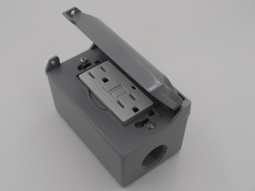 New GFCI Duplex Resistant Receptacle nema 5-15 GFCI receptacle socket outlet