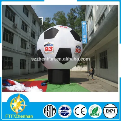 inflatable ground white balloons /helium lighting balloons