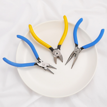 DIY κοσμήματα βασικά εργαλεία: Blue Round-Nose Symisless Pliers για την κατασκευή και την επισκευή