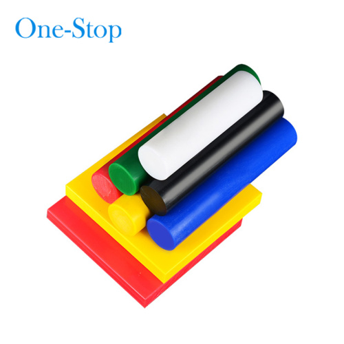 Anti-Static Material Pom Pe Rod Polyoxymethylene Colored Plastic Round Rod Manufactory