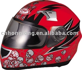 full face helmet(DP803-2 red)