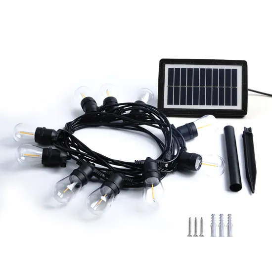 Solar Powered Hanging S14 Vintage Edison Bulb LED String Light - Factory Wholesale