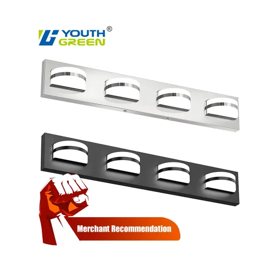 Modern Dimmable LED Bathroom Vanity Lights for Home and Hotel - 19-26 Inch ETL Certified IP44