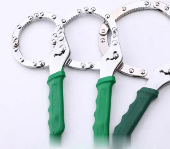 Handcuffed filter element wrench oil filter wrench