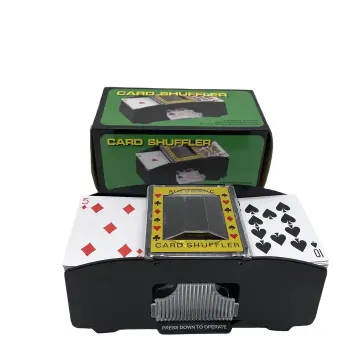 Automatic Card Shuffler Machine with 2 Set Playing Cards for Professional Casino Gaming