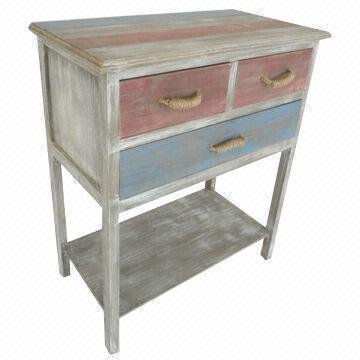 Wooden garden table, have three drawers, weighs 7.6kg