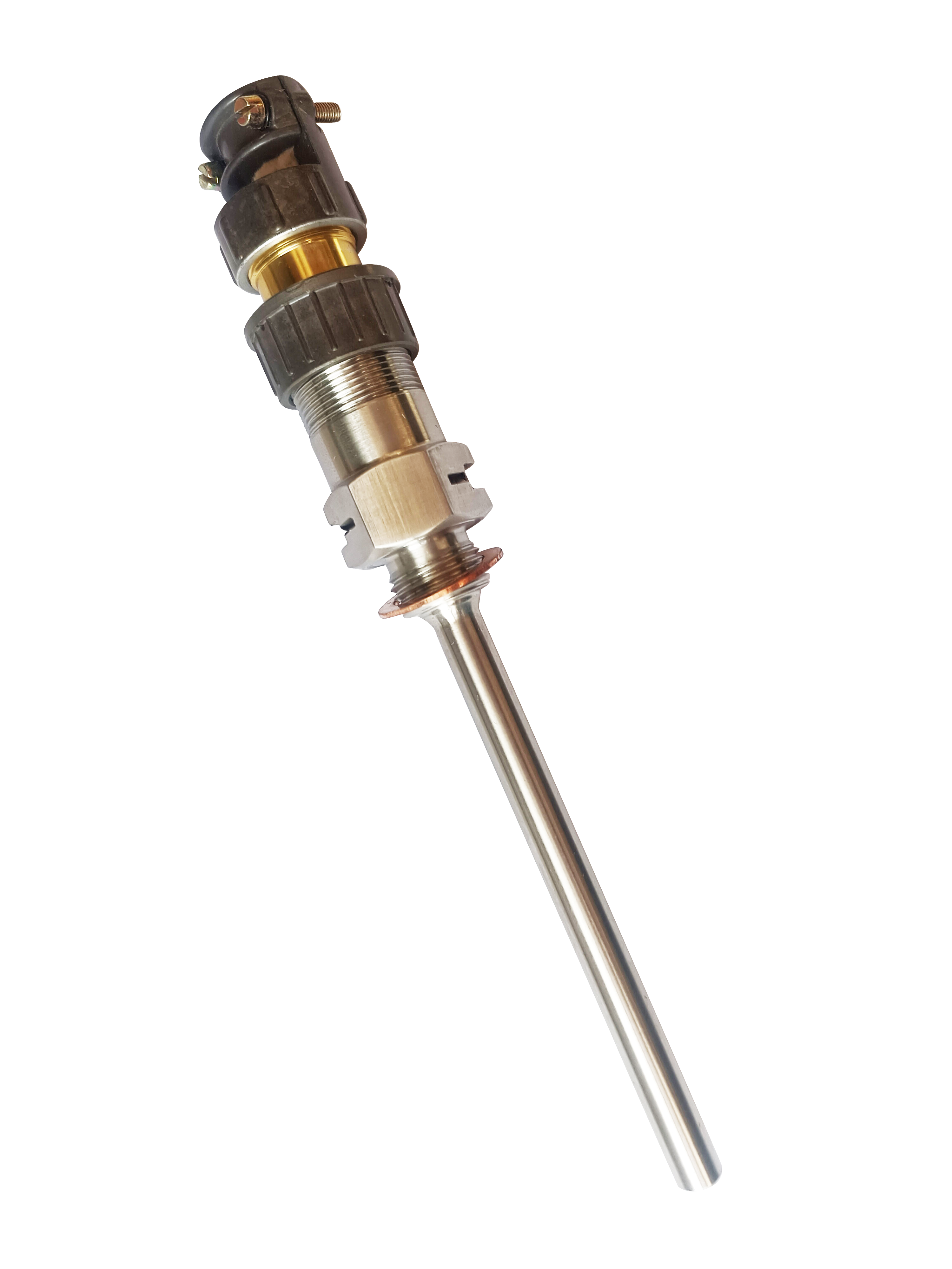 YM Aviation Temperature Sensor Model GWR-1 with detailed probe and connection interface