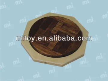 wooden brain teaser box puzzles from ICTI manufacturer