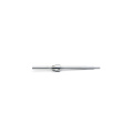 Ball screw with round nut with triangular thread