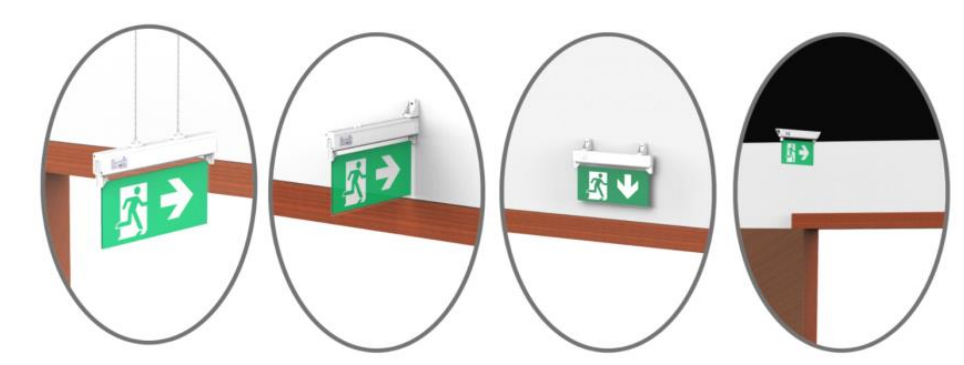 green led emergency exit sign (8)