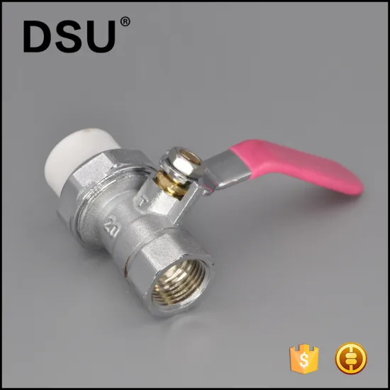 forged brass nickel plated male/female threaded brass single union ppr brass ball valve