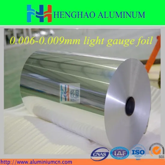 6-9 micron aluminum foil raw material jumbo roll