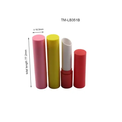 TM-LB421 Empty Lip Balm Container - Plastic Lip Care Tube for Cosmetics Packaging
