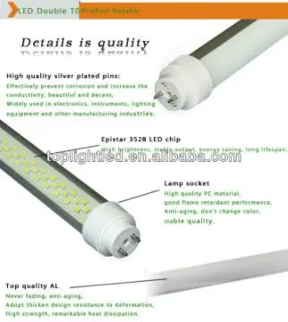8ft T10 LED lamp  double shine