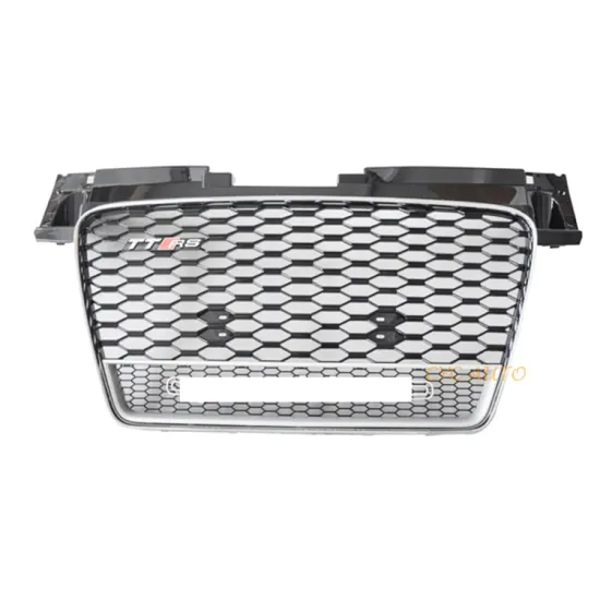 TT MK2 TTRS Grille with Bottom Frame Front Bumper Grill for Audi TT MK2 TTRS Body Kit 2008-2014