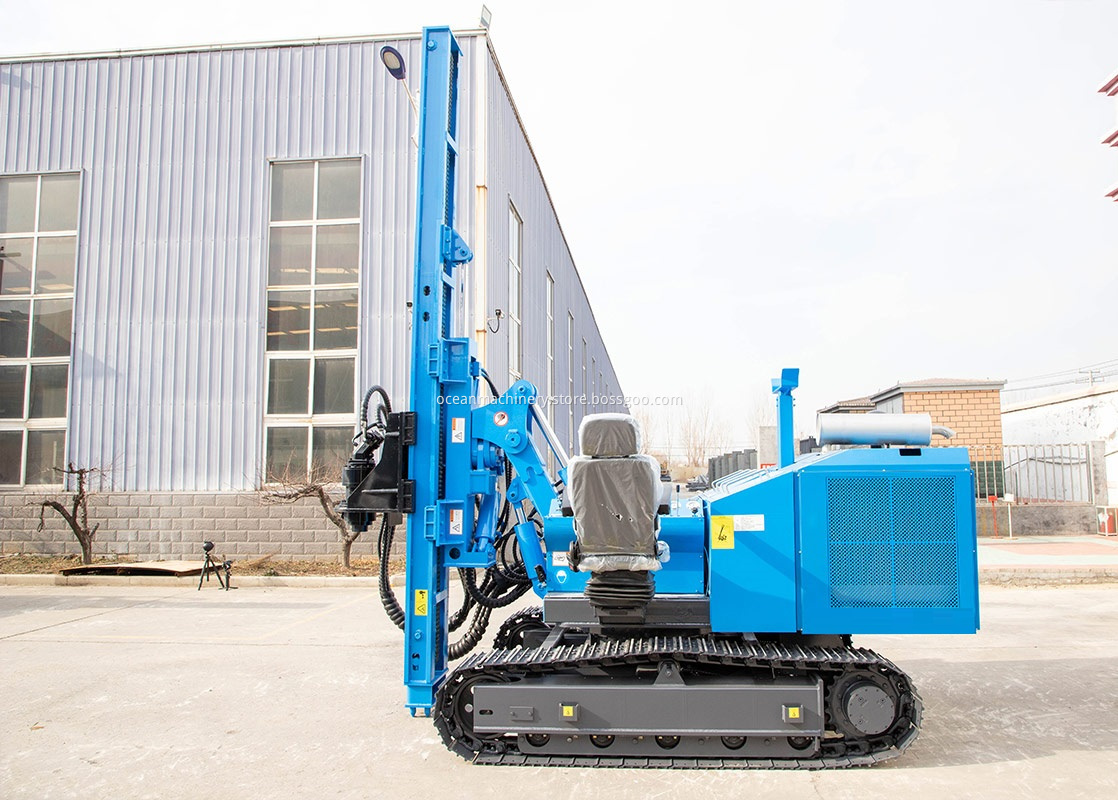 solar pile driver machine  (2)