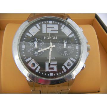 Unique design dial mens alloy watches with big face