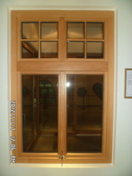 Moser wood awning windows for home