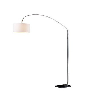 Decorating Flos Arco Floor Lamp in fabric lamp, marble glass base