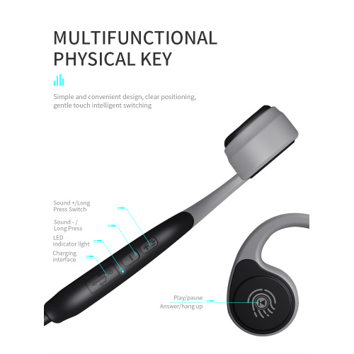 Máy nghe nhạc mp3 xương dẫn truyền bluetooth không dây thể thao