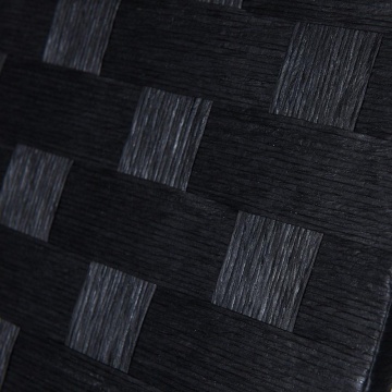 6 Panels Mat Black Double-weaved Handmade Room Divider